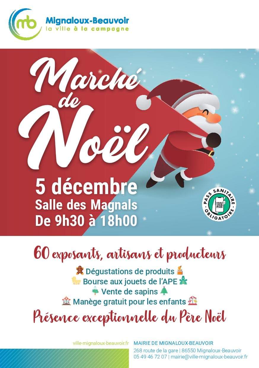 Marché de Noel le 5 décembre 2021