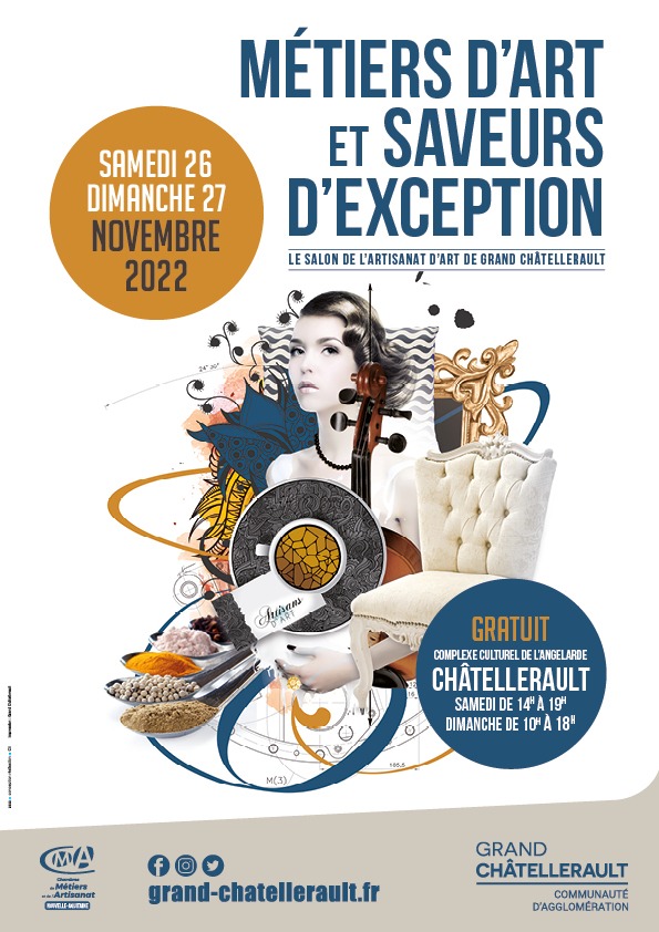 Salon Métiers d'Art et Saveurs d'Exception à Châtellerault